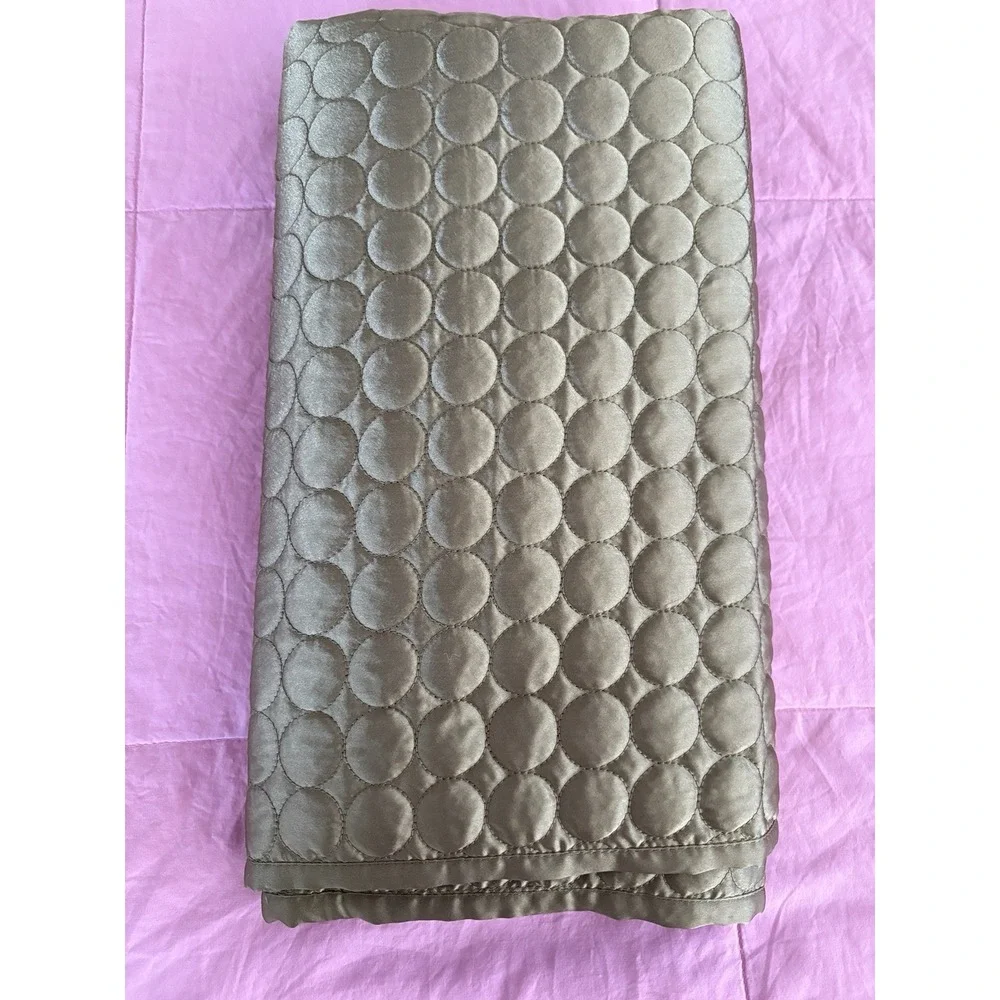 Z GALLERIE green Textured Pillow Sham‎ Set of 2 NWOT 26x20